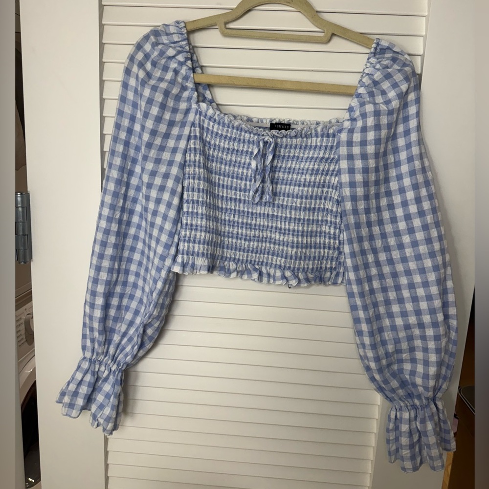 Forever 21 gingham top